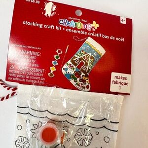 Creatology Christmas Stocking Paint Your Own Stocking NIP